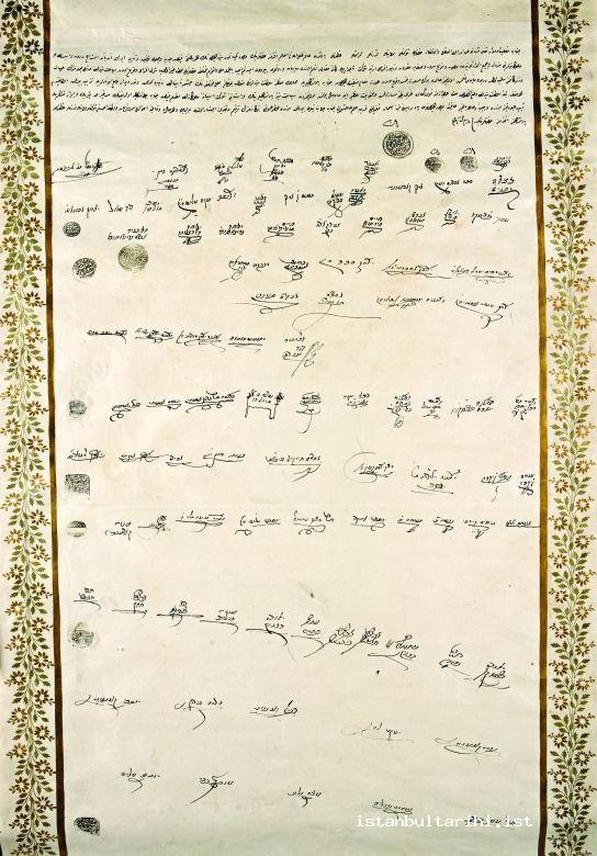 6b- The letter of gratitude of the governorship of the chief Rabbi of Istanbul, the district head of the community, and the prominent members of the community to Sultan Abdülaziz who returned from Europe (1867) (BOA HSD.MLE, no. 17)