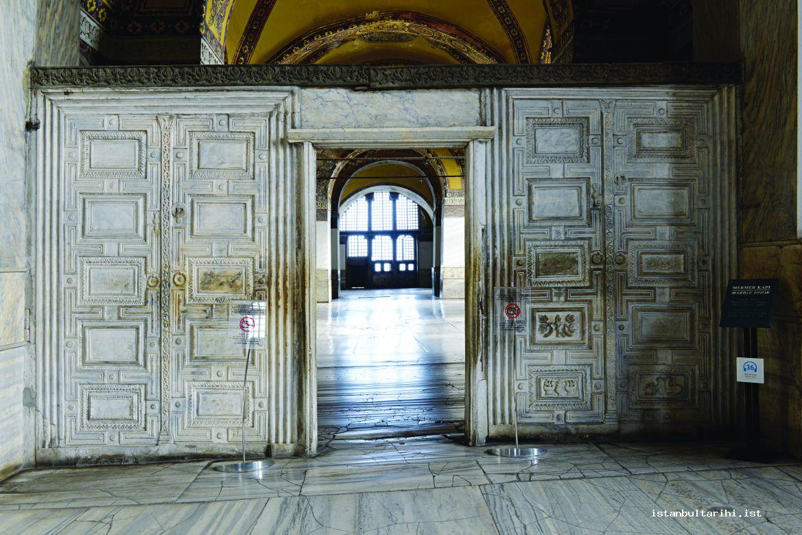 16- 1166’da Ayasofya’da Saint Snode Meclisi’nin toplandığı bölüm