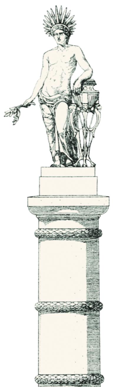 4- The redrawing of Çemberlitaş (the column of Constantine) based on its originalform by Cornelius Gurlitt who passed away in 1938