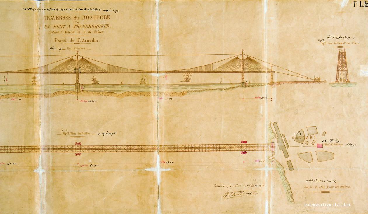 1c- The schemas of Kandilli-Rumelian castle Bridges dated 17 March 1900 (BOA PLK. p. no. 6739)