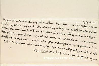 17- Sultan Abdülmecid’s order dated 10 August 1847 inviting ministers to Palace to see how telegraph machine brought from the US worked (BOA İ. DH, no. 153/7919)