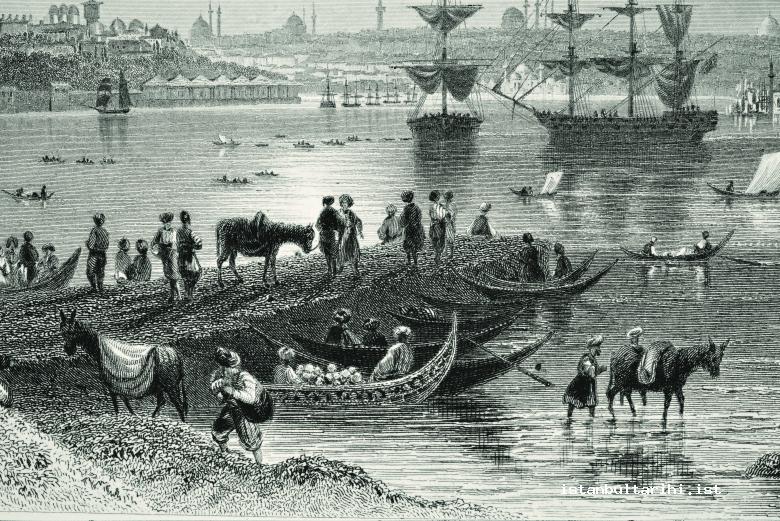 6- Salacak pier and transportation by boats in Üsküdar (Bartlett)