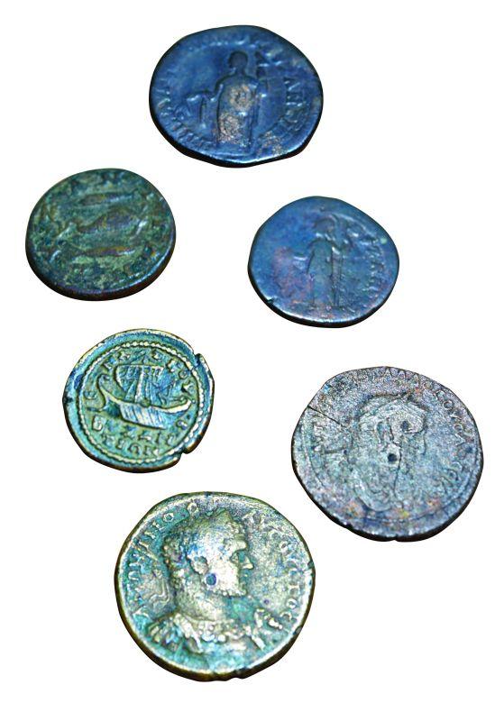 6- The coins minted in the early period in Constantinople (Istanbul Archeology Museum, Coins Section)