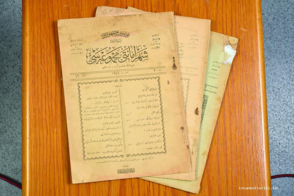 1a- <em>İstanbul Şehremaneti Mecmuası</em> (Istanbul Prefecture Journal) published in Arabic script