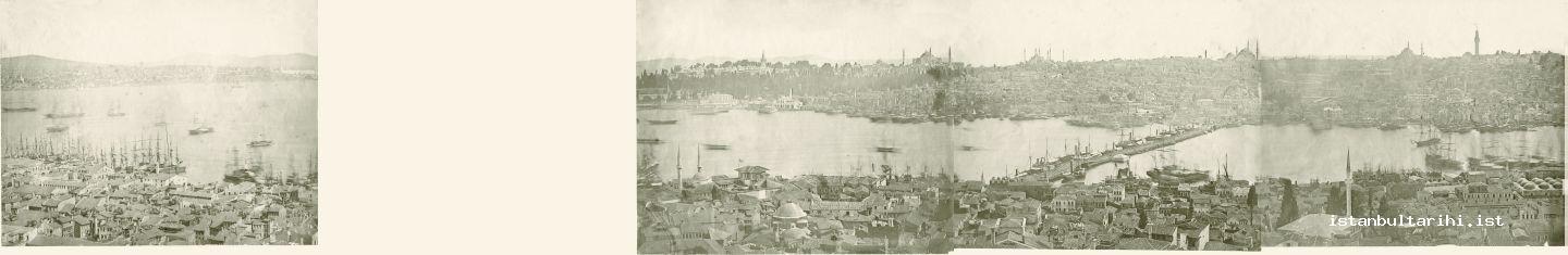5- Istanbul from Galata Tower, 1853-1854, James Robertson 604 X 250 mm, acidic paper
