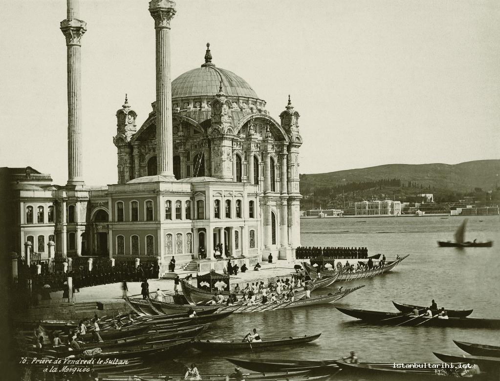 9- Ortaköy Mosque, 1865-70, Pascal Sebah 323X248, albumin paper