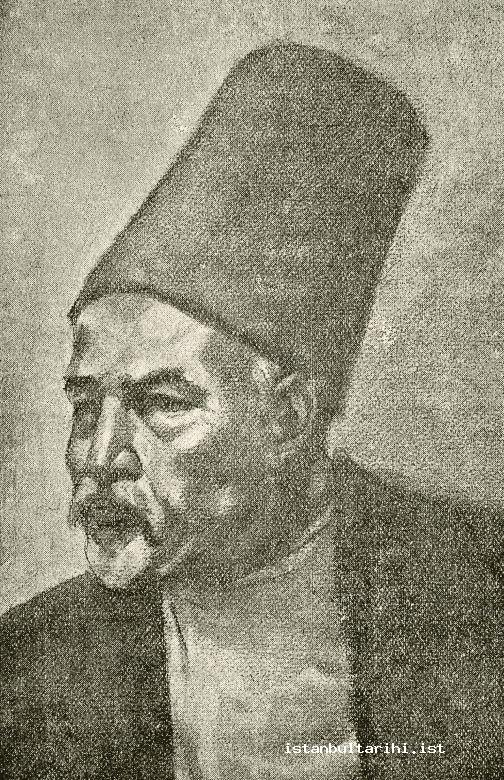 17- Dede Efendi (the picture published by Rauf Yekta Bey in the volume about “Dede Efendi” in his book <em>Esatiz-i Elhan</em>)