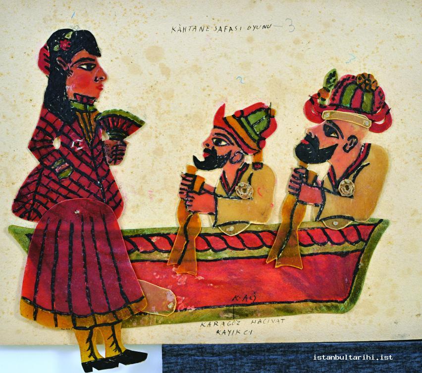 6- Karagöz and Hacivat in the game of Kağıthane Sefası (Istanbul Metropolitan Municipality City Museum)