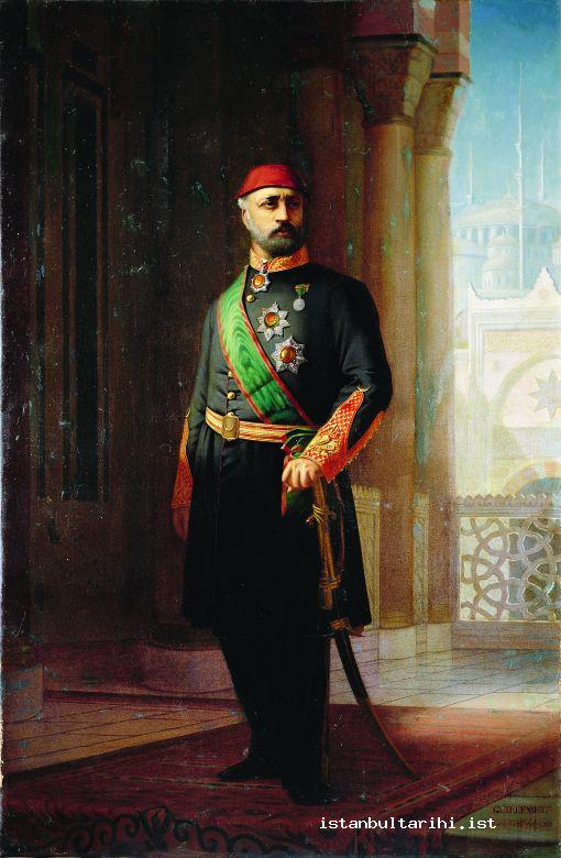 11- Sultan Abdülaziz (Guillemet 1873) (Topkapı Palace Museum, no. 17/943)