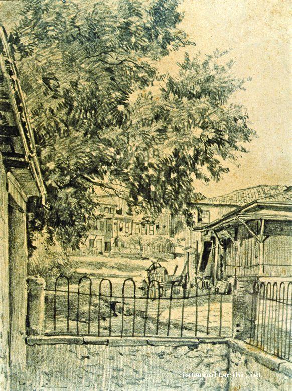15- Eski Bir Sokak (An Old Road) by Hoca Ali Rıza (Istanbul Painting and Sculpture Museum)