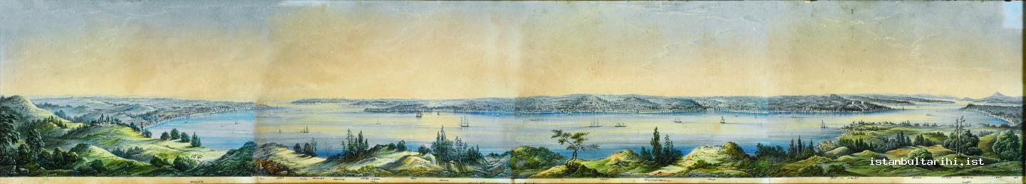 2- Two sides of Bosporus from Sarayburnu-Salacak to Göksu (Schranz, Topkapı Palace Museum, no. 17-753)