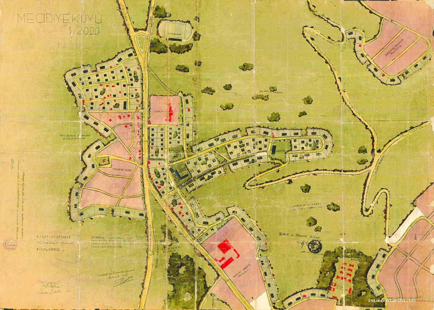 17- Henri Prost’un “Mecidiyeköyü Planı”, 18 Ocak 1937 (İBB Arşivi)