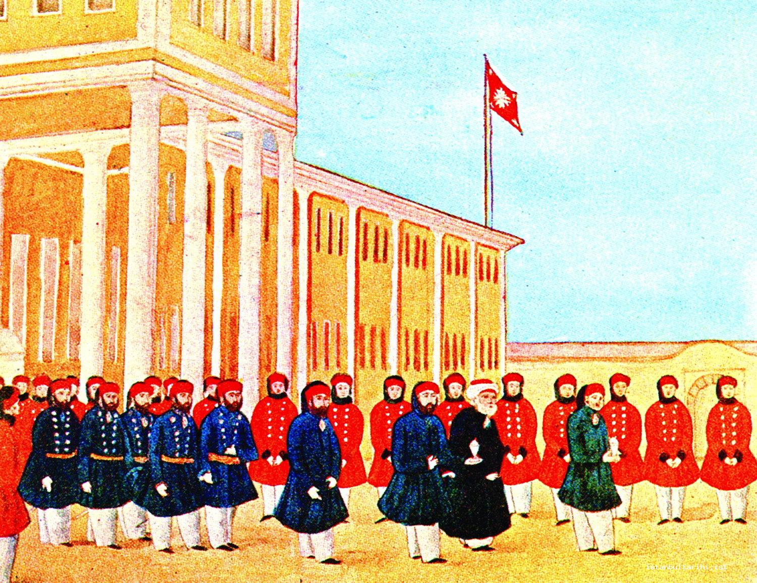 13- Sultan Mahmud II in Mekteb-i Tıbbiye (Süheyl Ünver)