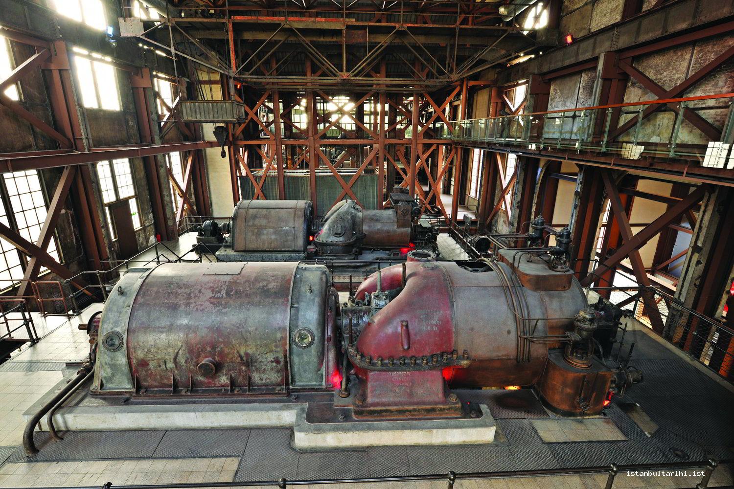 9- The center of Silahtarağa Electric Factory turbines