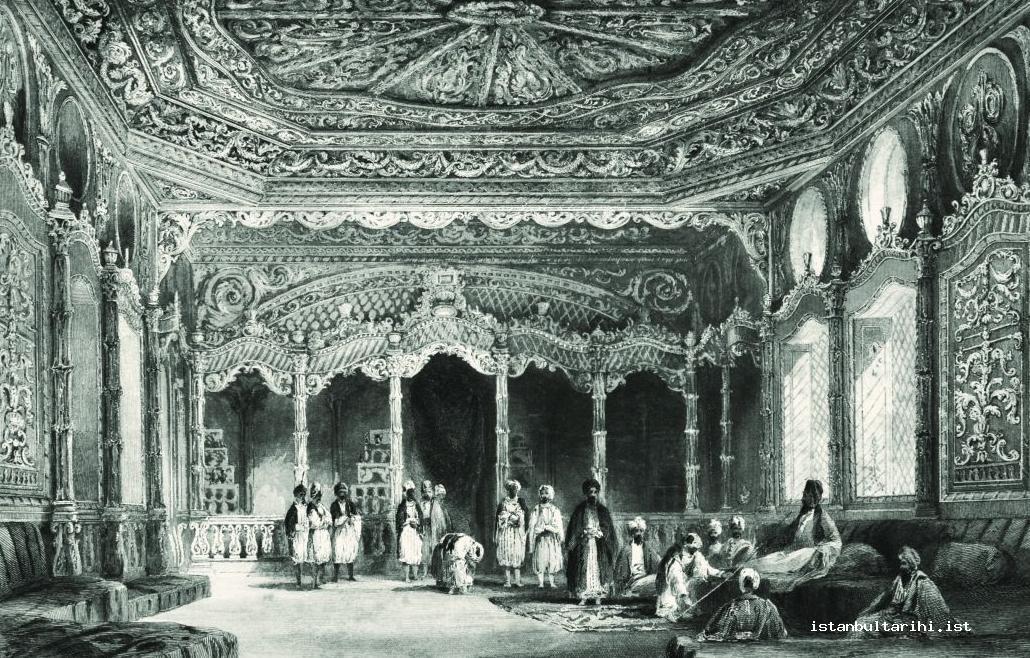 6- Bir hanım sultan sarayının salonu (Allom)
