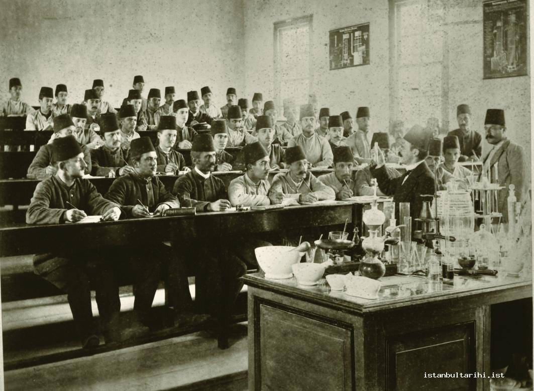 1- Chemistry class in Halkalı Agriculture School (Istanbul Metropolitan Municipality, Atatürk Library)    