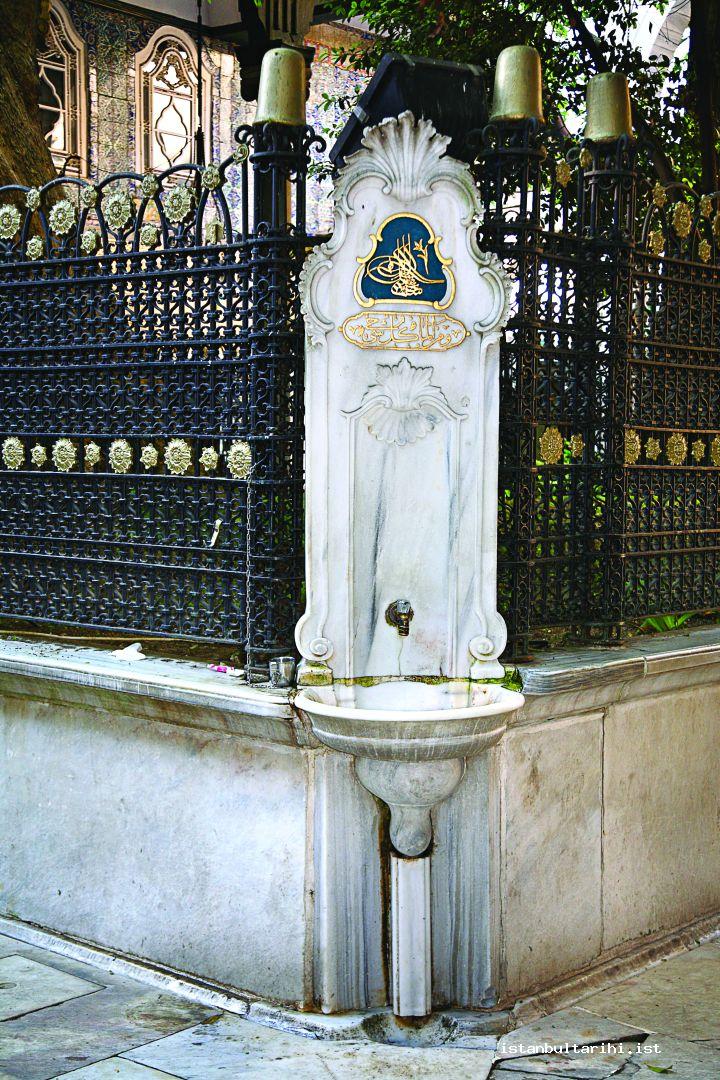 1- One of the four fountains in and around the plane tree in the yard of Eyüp Sultan Mosque